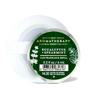 EUCALYPTUS SPEARMINT CAR FRAGRANCE REFILLS BY BATH & BODY WORKS